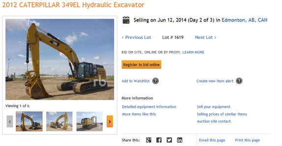 When you find an item you’d like to buy in our current inventory, just click “Selling prices of similar items” to access auction result