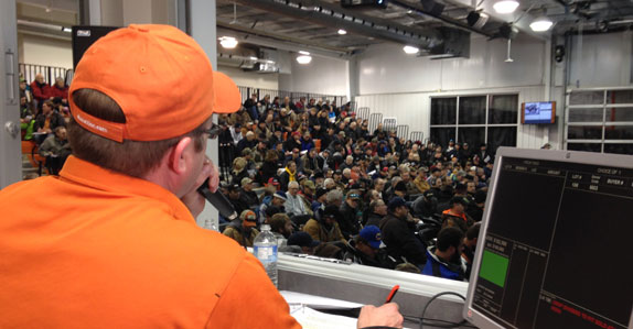 More than 4,550 people from 32 countries registered to bid in the auction, including more than 1,600 people who attended the auction in person
