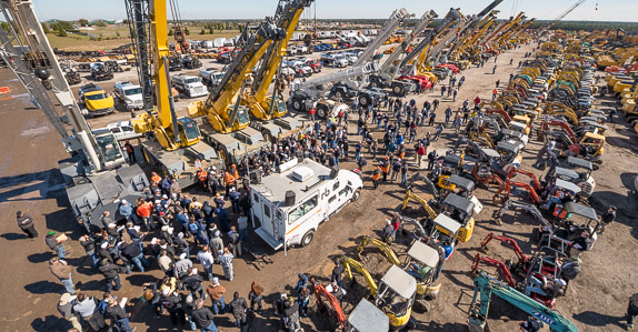 Cranes selling at Ritchie Bros. Orlando auction