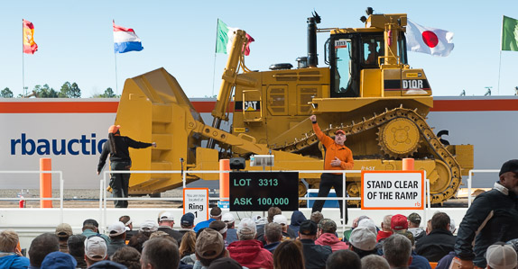 Caterpillar D10R selling at Ritchie Bros. Orlando auction