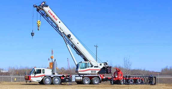 2012 LINK-BELT HTC86100 100 Ton 8x 4x 4 Hydraulic Truck Crane