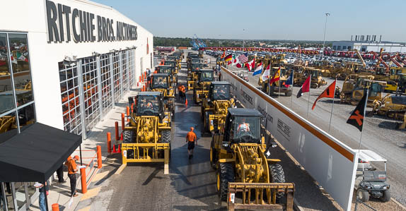 Heavy equipment on the ramp at Fort Worth