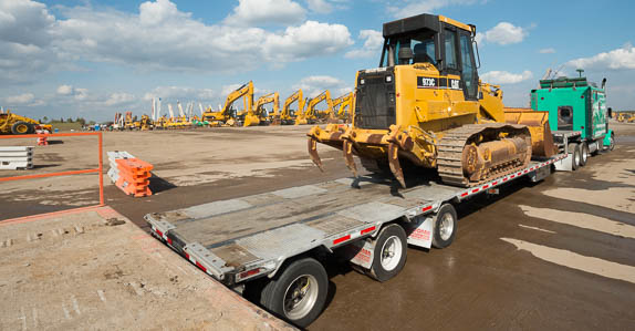 Before picking up or dropping off equipment at Ritchie Bros., view the equipment delivery and pick up information on the auction details page on our website.