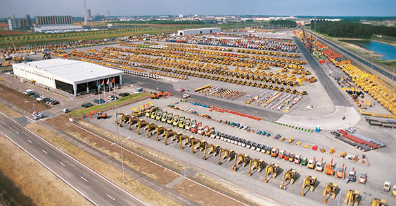 Ritchie Bros.' Moerdijk equipment auction site